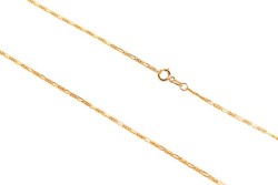 CADENA ORO 10K CARTIER 3X1 BAS-PAVE M.60 MEX.
