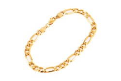 PULSO ORO 10K CARTIER 3X1 M.22 BAS AMA MEX.