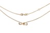 GARGANTILLA ORO 14K INF/LOVE C/P FLZ AMA MEX.