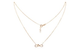 GARGANTILLA ORO 14K INF/CRZN C/P FLZ AMA MEX.
