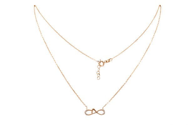 GARGANTILLA ORO 14K INF/CRZN C/P FLZ AMA MEX.