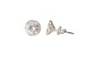 BROQUEL PLATA. 925 BISEL #7 DIAM MEX.