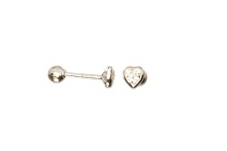 BROQUEL PLATA. 925 BISEL CRZN 3X3 MEX.