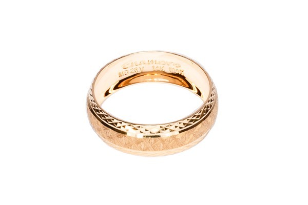 ARGOLLAS ORO 14K MOD. CL005 6MM AMA MEX.