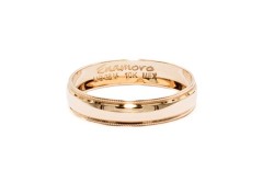 ARGOLLAS ORO 10K MOD. CL123 4MM AMA MEX.