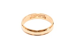 ARGOLLAS ORO 10K MOD. CL123 4MM AMA MEX.