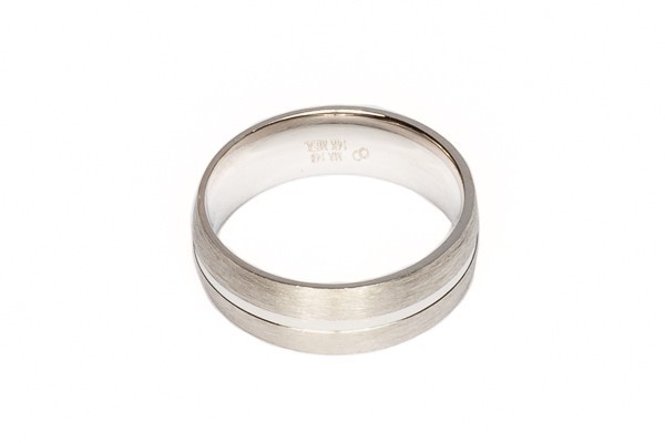 ARGOLLAS ORO 14K MOD. 61 6MM BCO MEX.