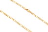 CADENA ORO 10K CARTIER 3X1 M.45 PAVE BAS MEX.