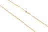 CADENA ORO 10K CARTIER 3X1 PAVE BAS M.50 MEX.