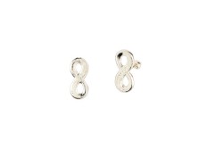ARETES PLATA .925 INFINITO MEX.