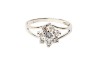 ANILLO PLATA .925 ROSETA MOD. AD502 MEX.