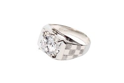 ANILLO PLATA .925 CAB MOD. AC66 P/BCA MEX.