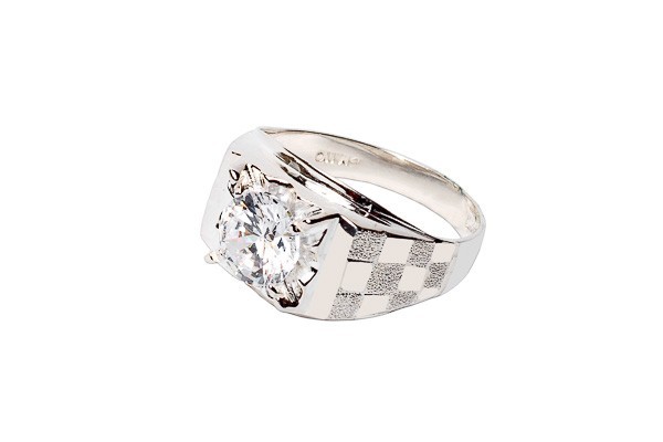 ANILLO PLATA .925 CAB MOD. AC66 P/BCA MEX.