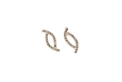 ARETES PLATA .925 VAC MEX.