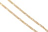 CADENA ORO 14K CARTIER 3X1 M.45 AMA BAS MEX.