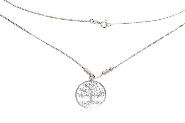 GARGANTILLA PLATA .925 ARBOL DE LA VIDA SD MEX.