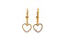 ARETES ORO 10K COLG CORAZON FLZ AMA MEX.