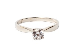 ANILLO PLATA .925 SOLITARIO MOD. AD160 MEX.