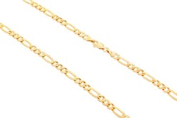CADENA ORO 10K CARTIER 3X1 M.55 BAS MEX.