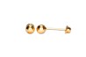 BROQUEL ORO 14K BOLA #0  MEX.