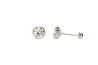 BROQUEL ORO 14K BISEL #4 BCO MEX.