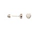 BROQUEL ORO 14K BISEL CRZN 3X3 BCO MEX.