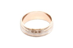 ARGOLLAS ORO 10K MOD. 2041 6MM COMB MEX.
