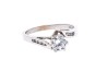 ANILLO ORO 14K SOLITARIO P/L MOD. AV-101 BCO MEX.