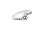 ANILLO ORO 14K SOLITARIO P/L MOD. AV-106 BCO MEX.