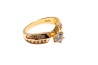 ANILLO ORO 14K SOLITARIO P/L MOD. AV-122 AMA MEX.