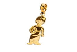 DIJE ORO 10K 1 NIÑO C/BALON 06-10 AMA MEX.