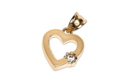 DIJE ORO 14K CRZN C/P FLZ AMA MEX.