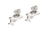 ARETES PLATA .925 DELFIN C/P VAC MEX.