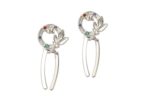 ARETES PLATA .925 ARO C/COLG C/P TUR MEX.