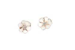 ARETES PLATA .925 FLOR C/P VAC MEX.