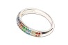 ANILLO PLATA .925 CHURUM DE COLORES TUR MEX.