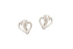ARETES PLATA .925 CRZN  CALD C/P VAC MEX.