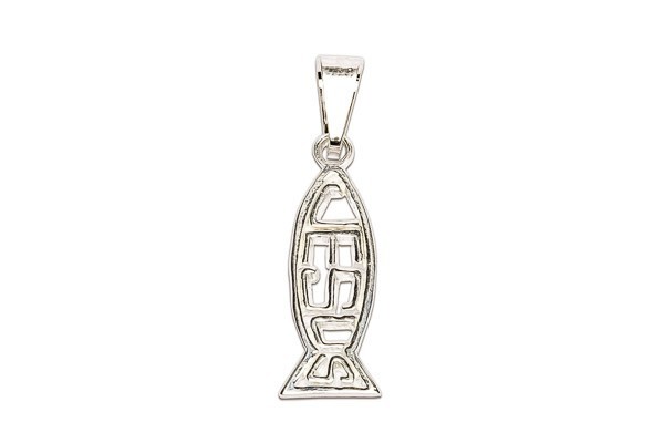 DIJE PLATA .925 PEZ JESUS VA MEX.