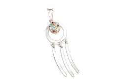 DIJE PLATA .925 ATRAPA S. P/COLORES TUR MEX.
