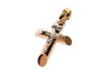DIJE ORO 10K CRISTO TUBO 12-10 COMB MEX.