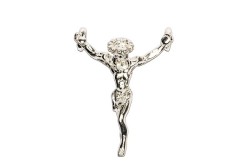 DIJE PLATA .925 CRISTO OLIMPICO GDE VAC MEX.