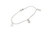 PULSERA PLATA .925 2 NIÑOS 1 NIÑA AGS MEX.