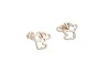 ARETES PLATA .925 OSITO CZN VAC MEX.