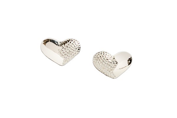 ARETES PLATA .925 CRZN LISO/DIAM VAC MEX.