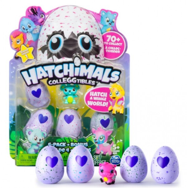 Hatchimals CollEGGtibles - 4 pack mas bonus