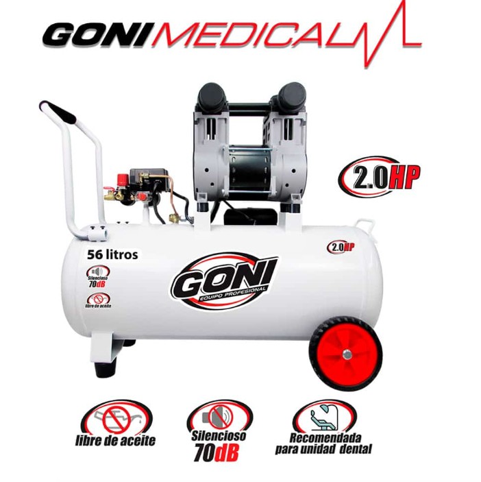 COMPRESOR GONI 2HP 56 LITROS