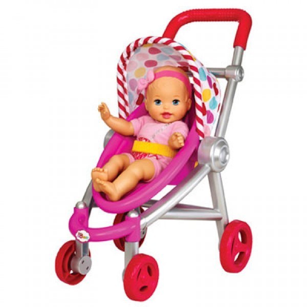 Little Mommy Bebita Con Carreola