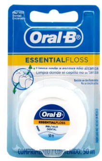HILO DENTAL ESSENTIAL FLOSS CON CERA 50MTS ORAL-B.