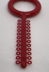 MODULO LLAVE COLOR ROJO ORTODONCIA