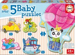 Baby Puzzle Animales Al Volante